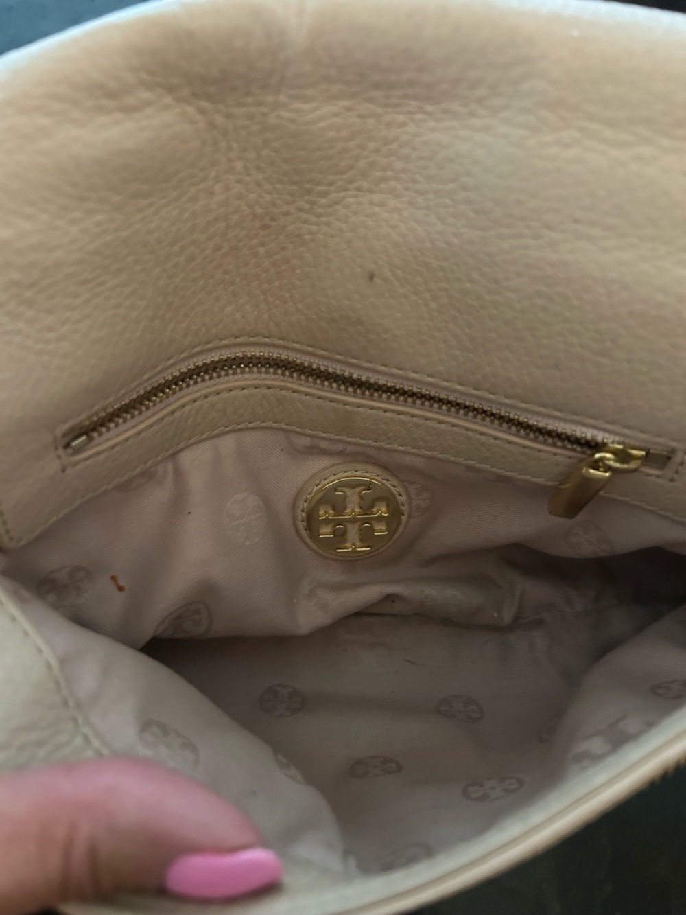 Tory Burch Britten leather crossbody Nude/Pink - Picture 7 of 8